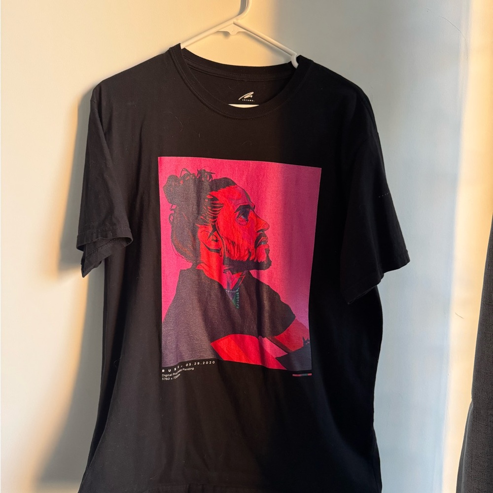 Chroma Black Tee with Russ